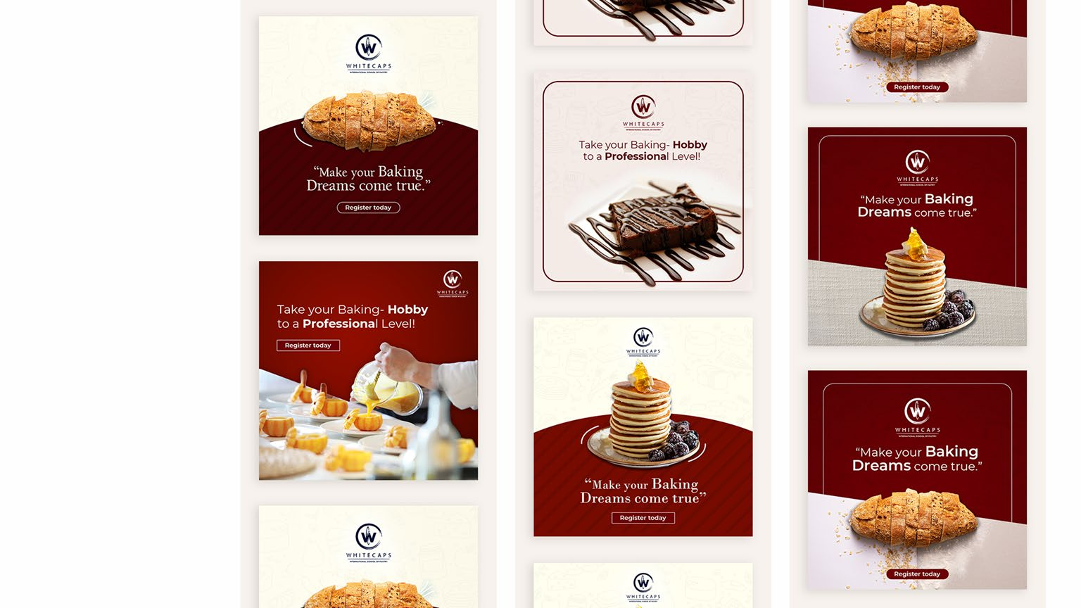 Poppellaa.com - Digital Marketing project for Whitecaps International School of Pastry